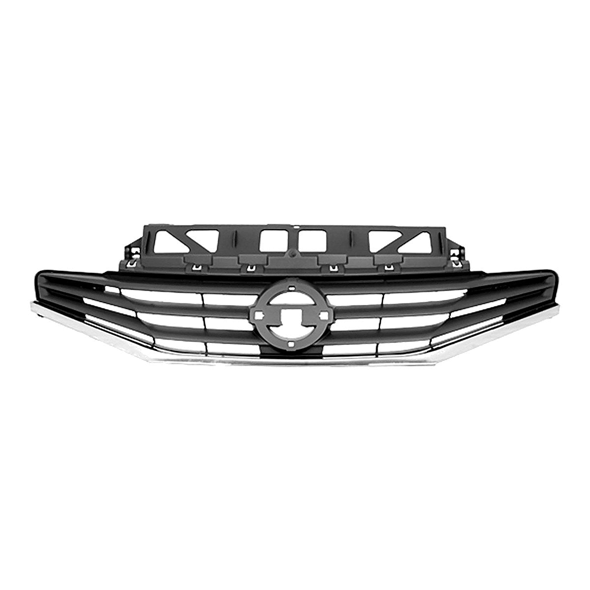 2014-2016 Nissan Versa_Hatchback Grille Note Painted Gray With Chrome Moulding – NI1200257
