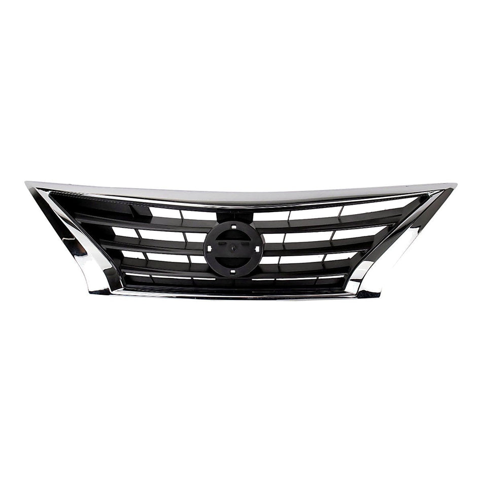 2015-2019 Nissan Versa_Sedan Grille Chrome/Black – NI1200261