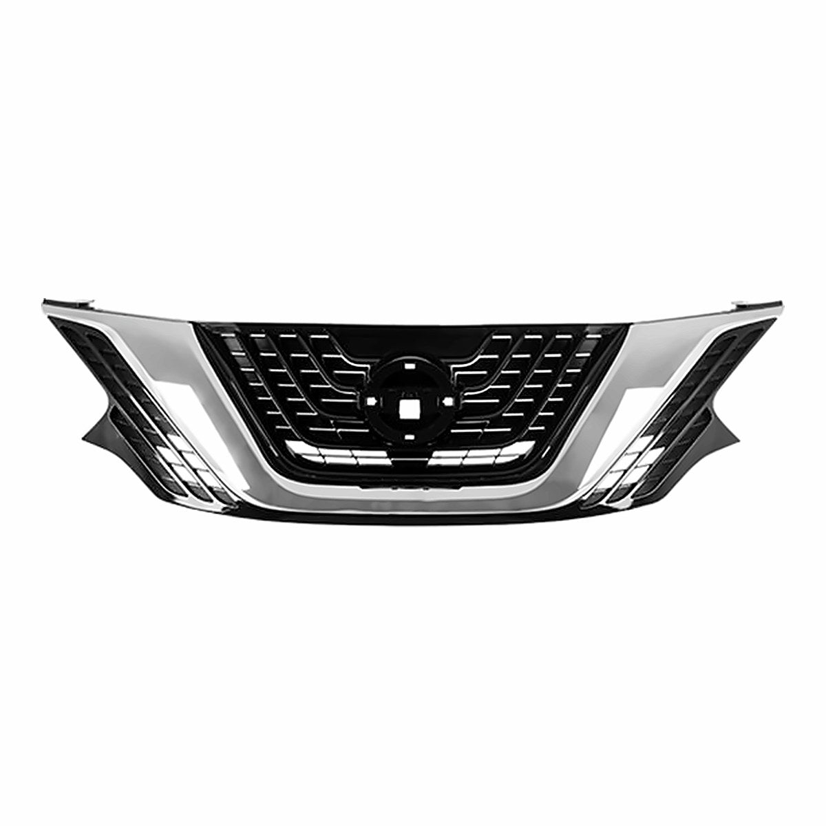 2015-2018 Nissan Murano Grille Black With Chrome Moulding – Front View (NI1200278)