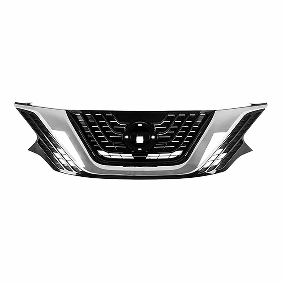 2015-2018 Nissan Murano Grille Black With Chrome Moulding – Front View (NI1200278)