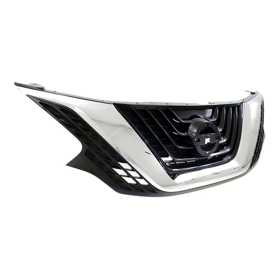 2015-2018 Nissan Murano Grille Black With Chrome Moulding – Side View (NI1200278)