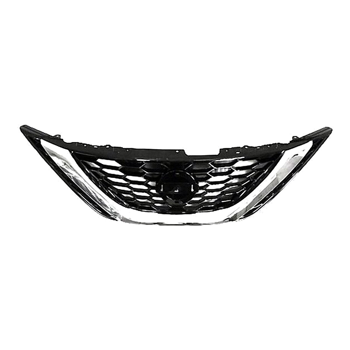 2016-2019 Nissan Sentra Grille Glossy Black With Chrome Exclude Nismo – NI1200279