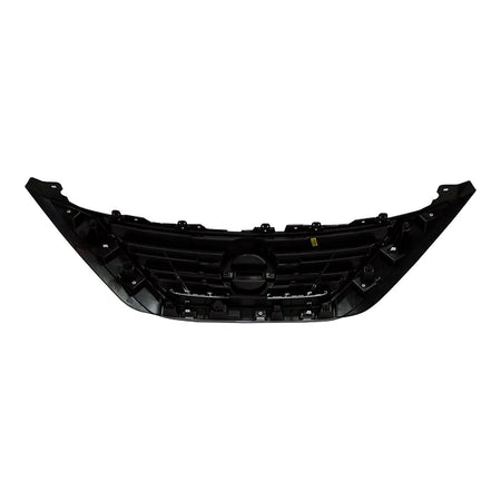 2016-2018 Nissan Altima Grille Upper Ptd Silver Gray With Chrome Moulding – Back View (NI1200283)