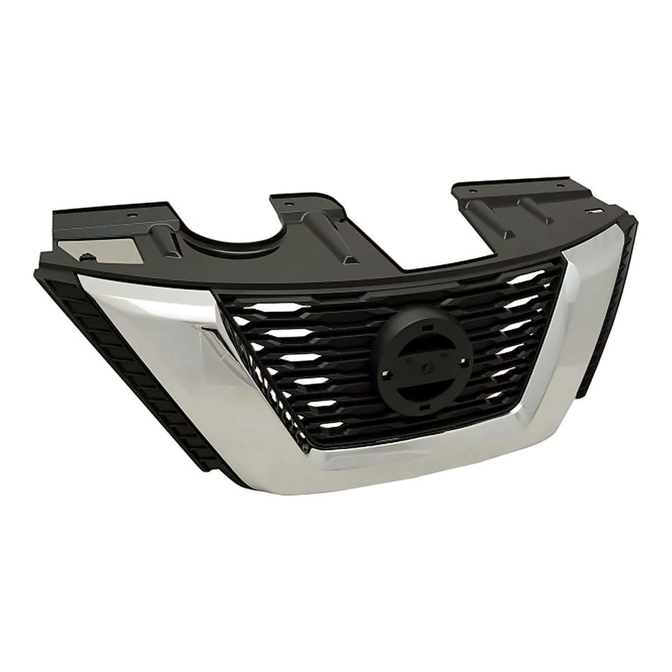 2017 Nissan Rogue Hybrid Grille - side angle, Part NI1200285