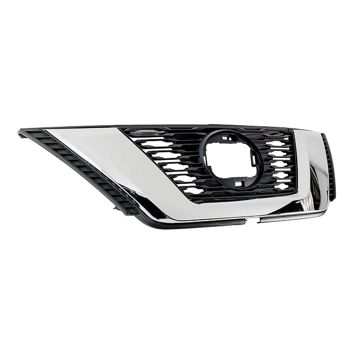 2018-2020 Nissan Rogue Grille Chrome/Textured Black For Use With Camera – Side View (NI1200291)