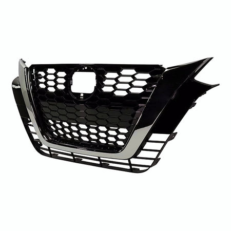 2019-2022 Nissan Altima Grille Ptd Black With Chrome Moulding Without Camera S/Sl/Sv Model – Side View (NI1200292)