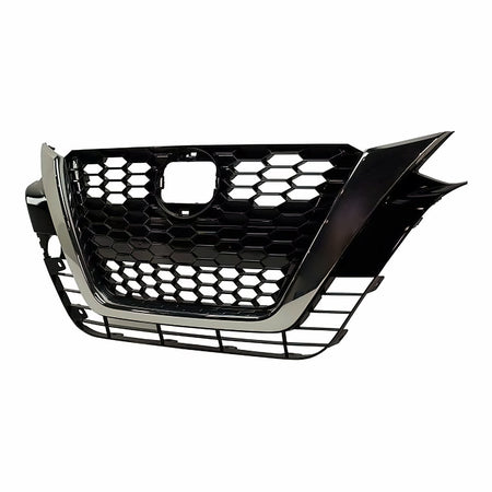 2019-2022 Nissan Altima Grille Ptd Black With Smoked Moulding Without Camera Sr Model – Side View (NI1200293)
