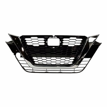2019-2021 Nissan Altima Grille Ptd Black With Chrome Moulding With Camera Platinum/Edition One Model – Front View (NI1200294)