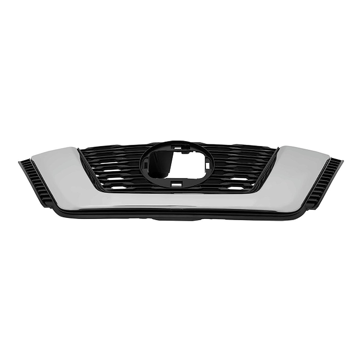 2018-2020 Nissan Rogue Grille Front Black With Chrome Molding Without Camera – Side View (NI1200295)