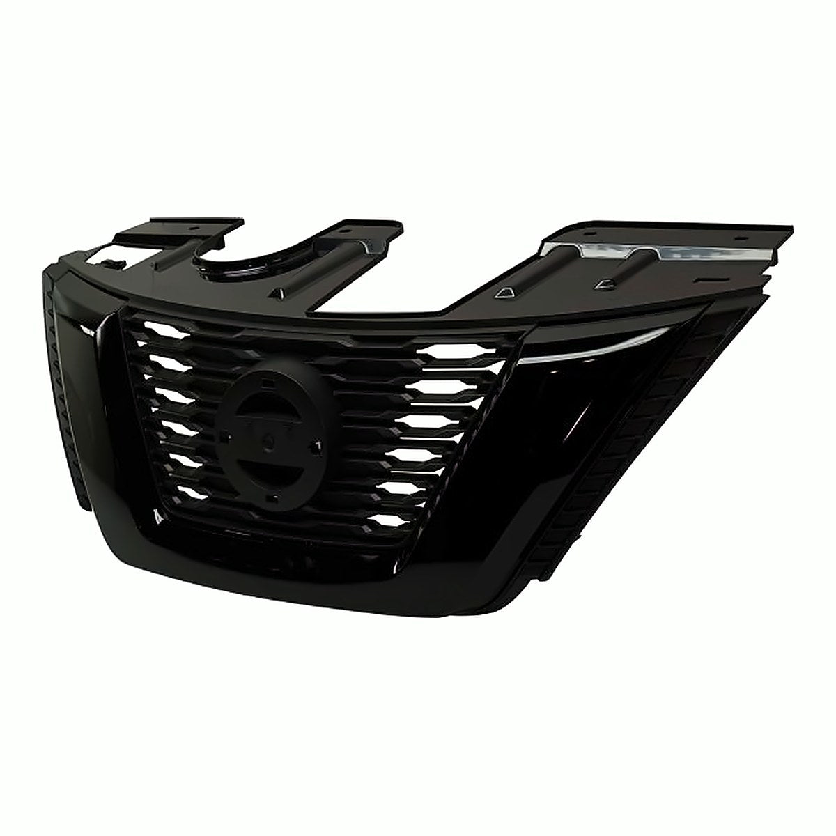 2017 Nissan Rogue Grille With Black Moulding Us Built Sv Model – Side View (NI1200303)