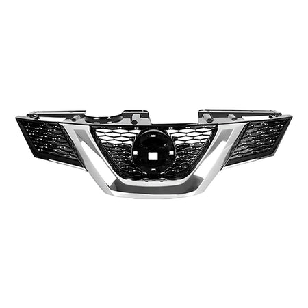 2015-2016 Nissan Rogue Grille Lower Ptd Black With Camera Hole Korea Built – Front View (NI1200305)