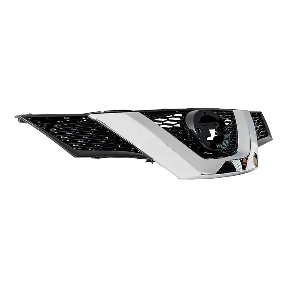 2015-2016 Nissan Rogue Grille Lower Ptd Black With Camera Hole Korea Built – Side View (NI1200305)