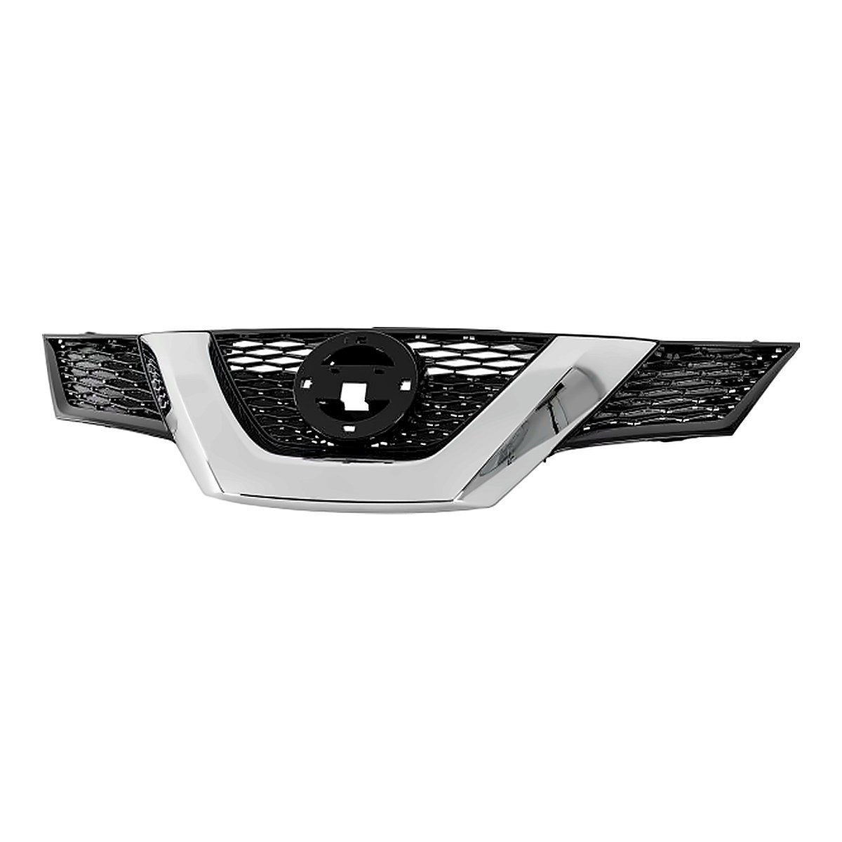 2015-2016 Nissan Rogue Grille Lower Ptd Black With Camera Hole Korea Built – Side View (NI1200305)