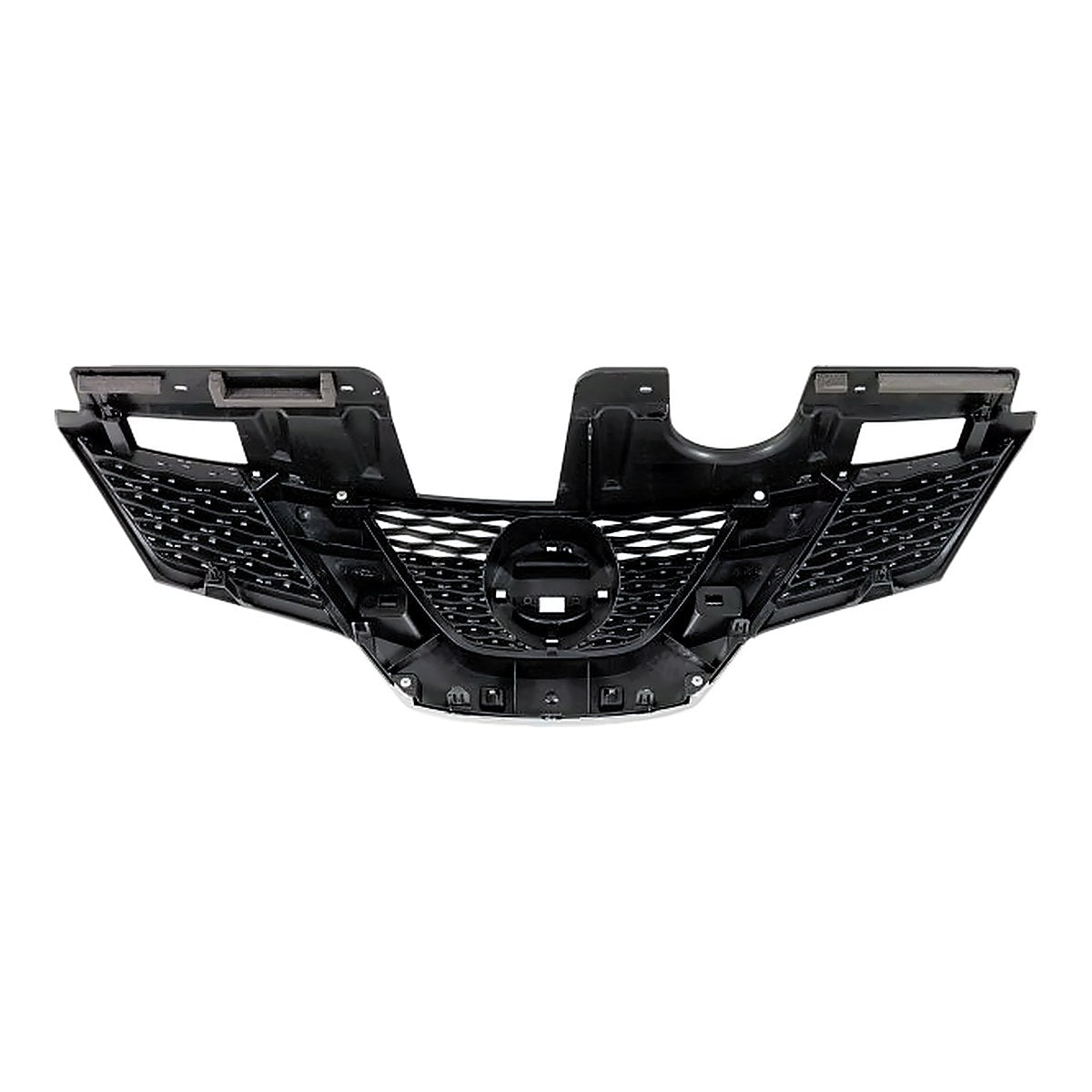 2015-2016 Nissan Rogue Grille Lower Ptd Black With Camera Hole Korea Built – Back View (NI1200305)
