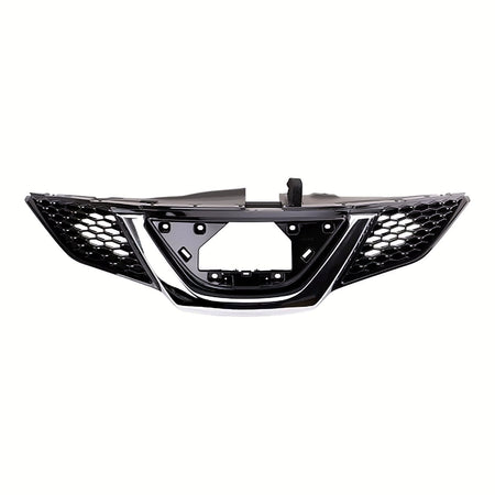 2018-2019 Nissan Qashqai Grille Front Ptd Black With Chrome Molding Without Camera – Front View (NI1200312)