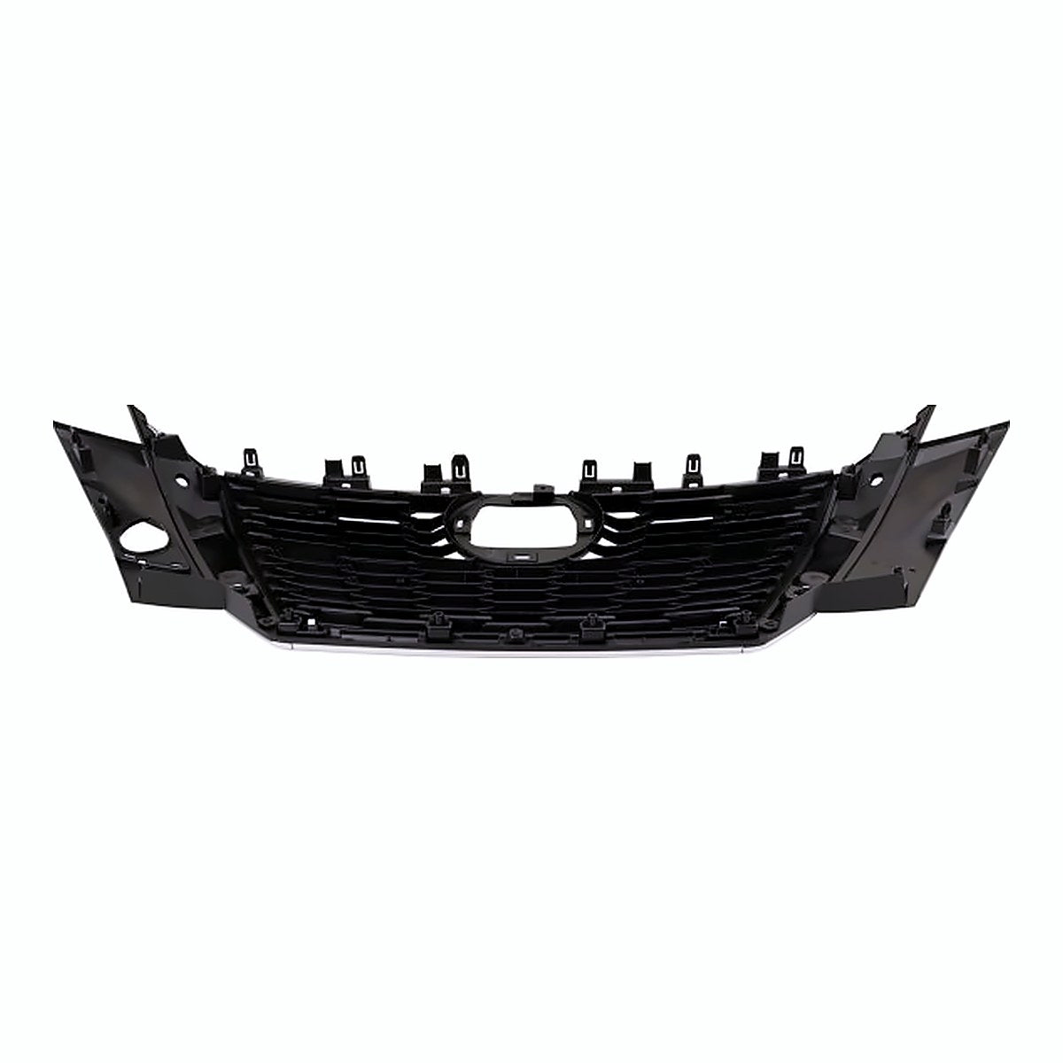 2020-2023 Nissan Sentra Grille Bright Black/Chrome Without Camera With Tow Cover S/Sv Model – Side View (NI1200316)