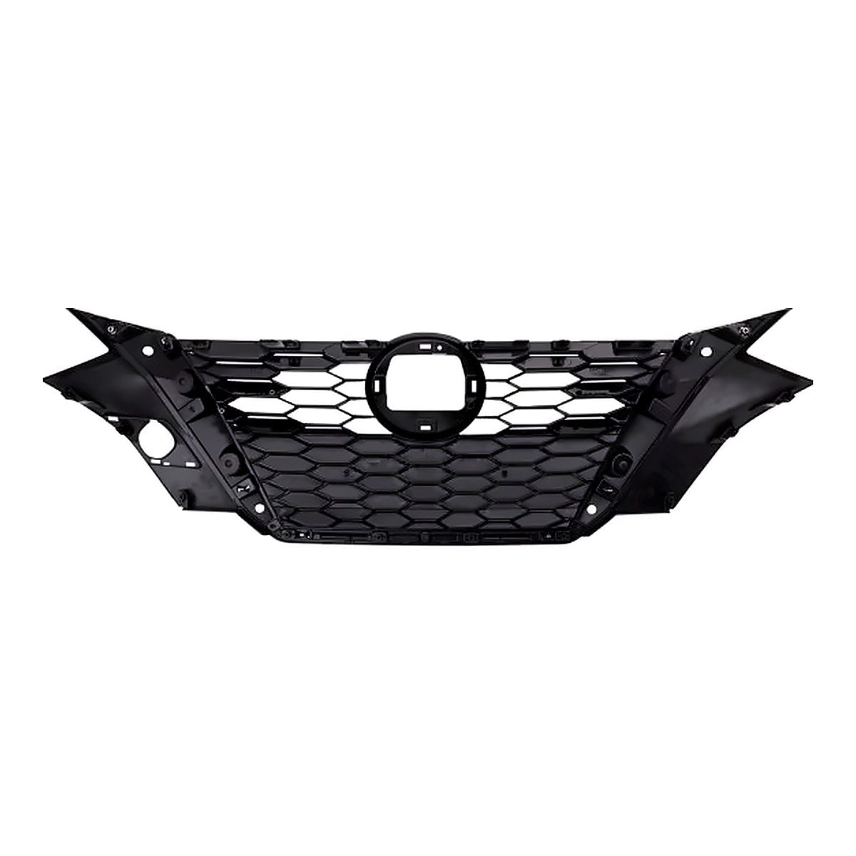 2020-2023 Nissan Sentra Grille Bright Black/Chrome Without Camera With Tow Cover S/Sv Model – Back View (NI1200316)