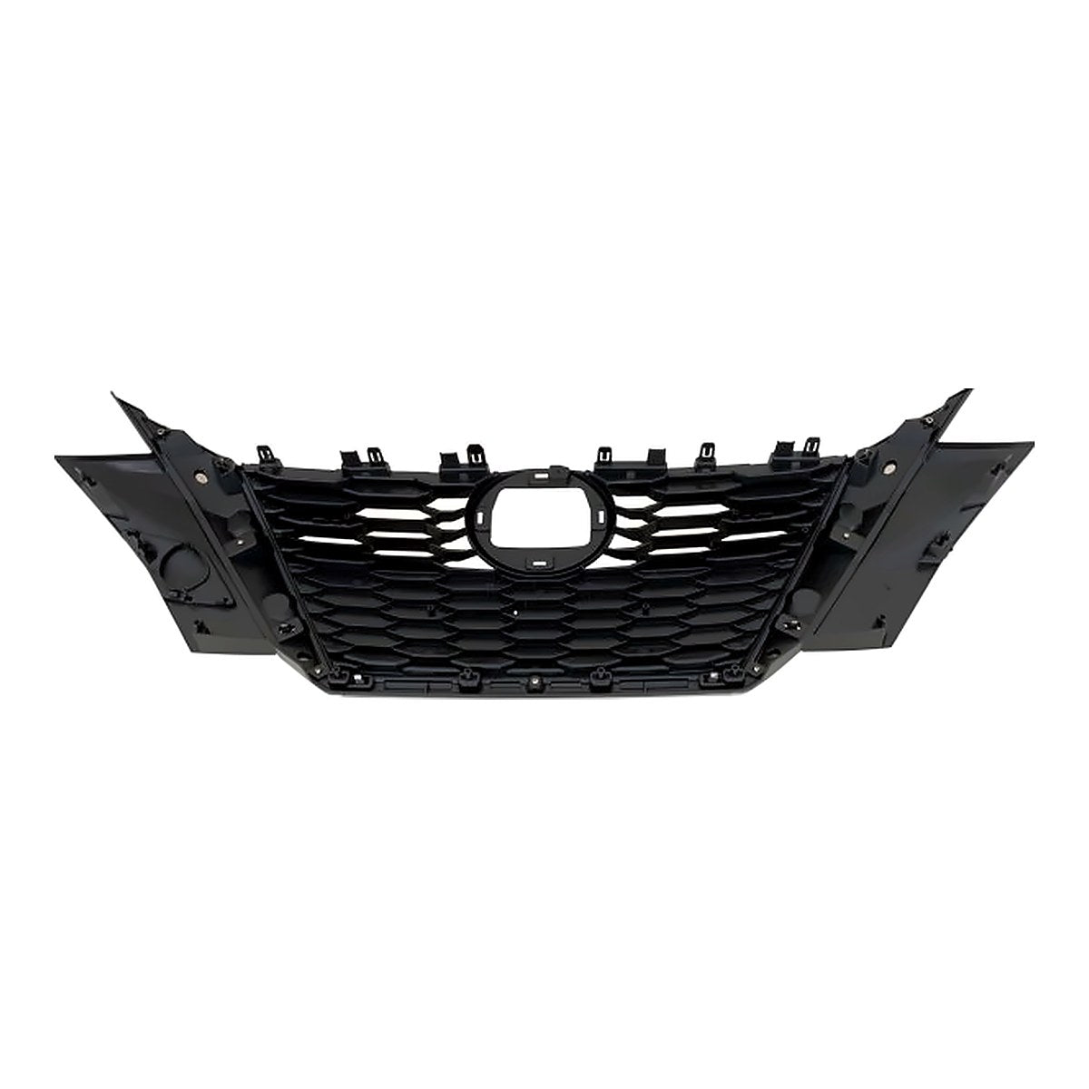 2020-2023 Nissan Sentra Grille Bright Black Dark Chrome Without Camera With Tow Cover Sr Model – Back View (NI1200317)