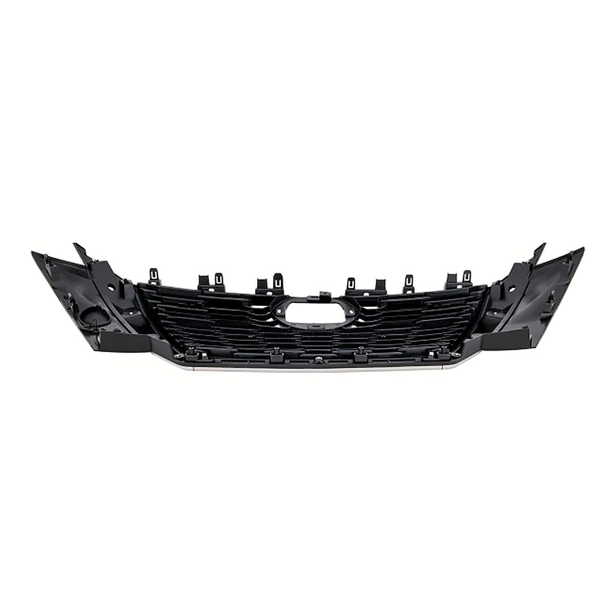 2020-2023 Nissan Sentra Grille Bright Black Dark Chrome With Camera/Tow Cover Sr Model – Side View (NI1200318)