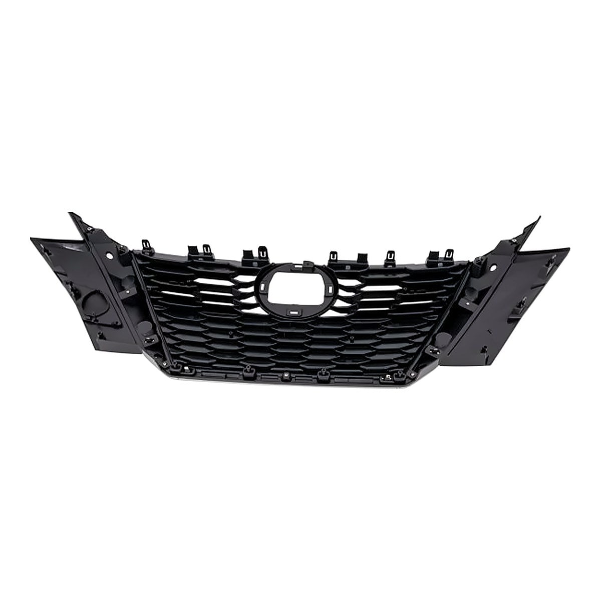 2020-2023 Nissan Sentra Grille Bright Black Dark Chrome With Camera/Tow Cover Sr Model – Back View (NI1200318)