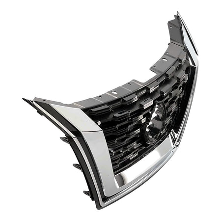 2021-2023 Nissan Rogue Grille Front Gloss Black With Chrome Molding Without Camera Us Built – Side View (NI1200322)