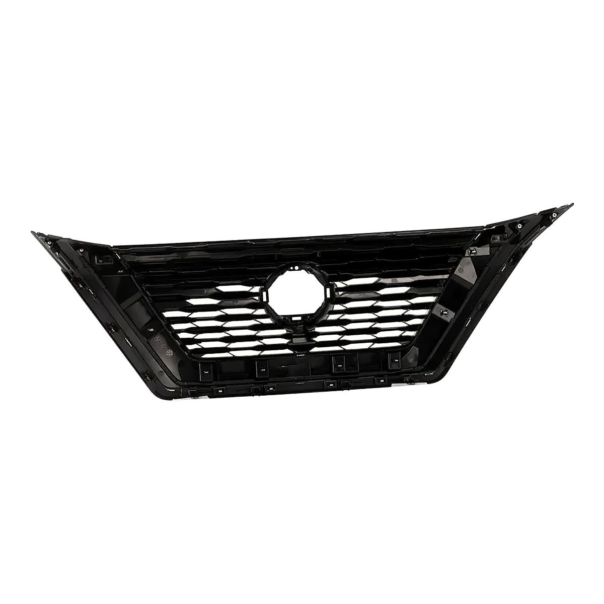 2021-2023 Nissan Rogue Grille Front Gloss Black With Chrome Molding Without Camera Us Built – Back View (NI1200322)