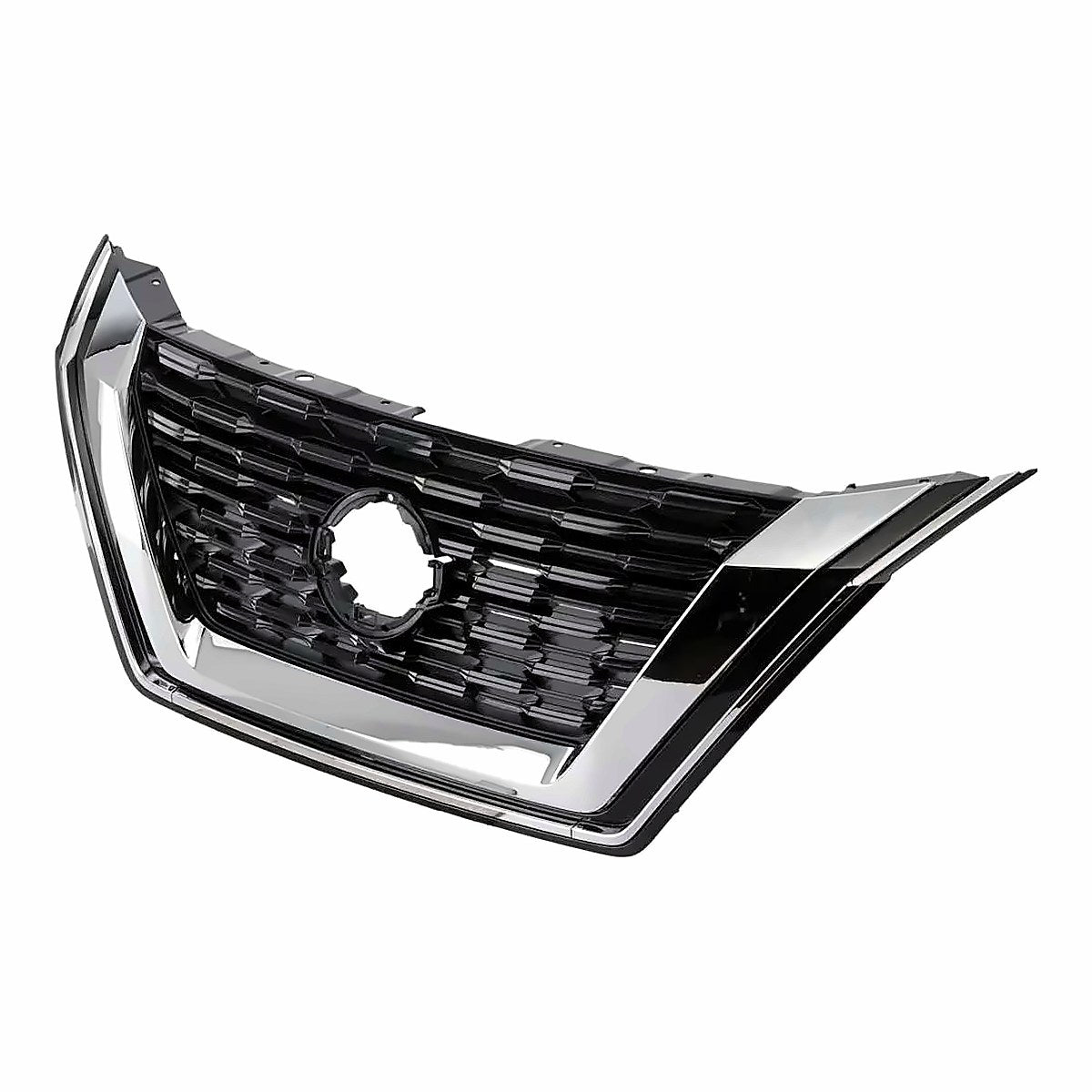 2021-2023 Nissan Rogue Grille Front Gloss Black With Chrome Molding /Camera Japan Built – Side View (NI1200330)