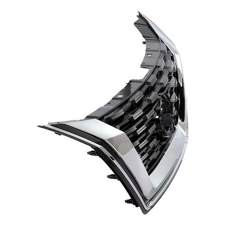 2021-2023 Nissan Rogue Grille Front Gloss Black With Chrome Molding /Camera Japan Built – Side View (NI1200330)