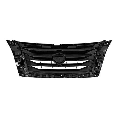 2022-2025 Nissan Pathfinder Grille Front Ptd Black With Chrome Outer Molding Exclude 23-24 Rock Greek Models – Side View (NI1200331)