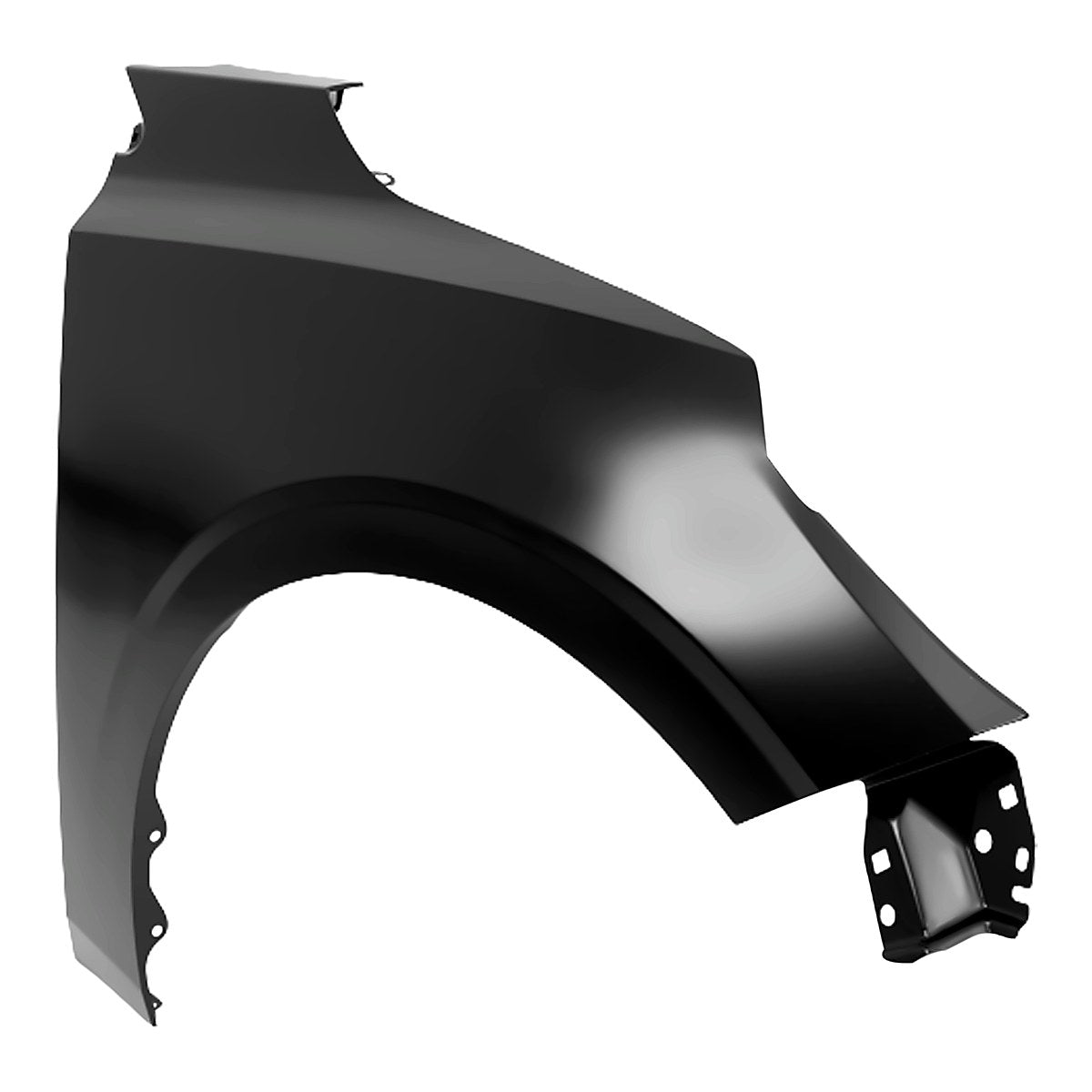 2020-2025 Nissan Sentra Fender Front Passenger Side Steel Without Side Lamp Hole – Side View (NI1241238)