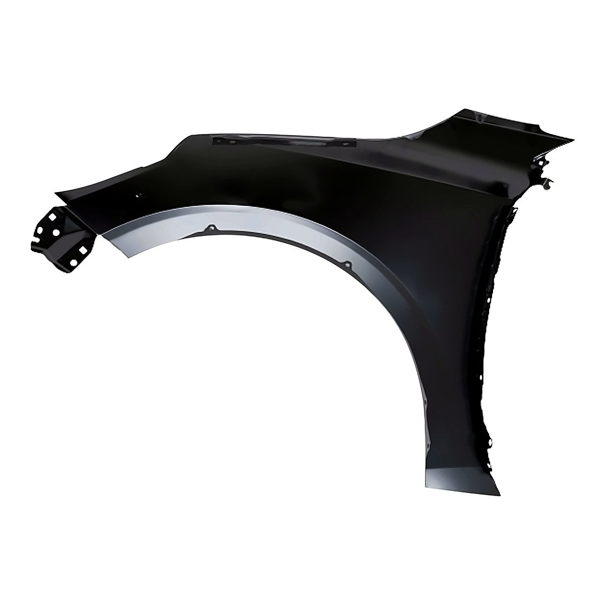 2020-2025 Nissan Sentra Fender Front Passenger Side Steel Without Side Lamp Hole – Back View (NI1241238)