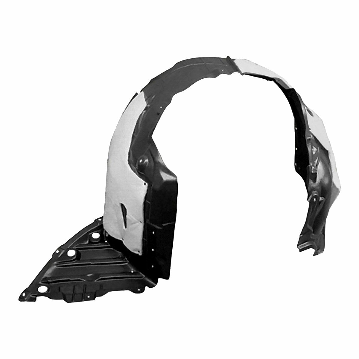 2015-2024 Nissan Murano Fender Liner Front Passenger Side – Back View (NI1249153)
