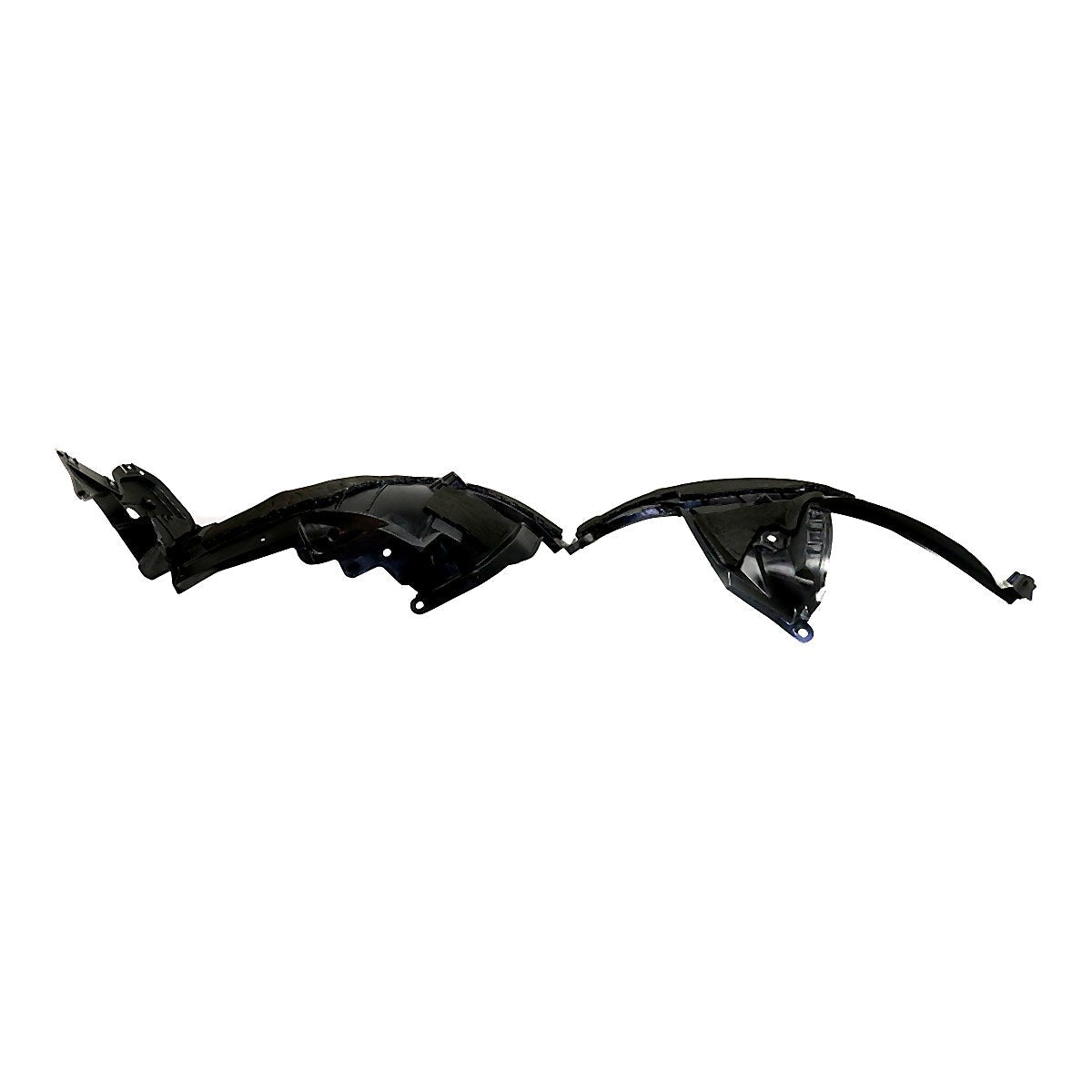 2017-2020 Nissan Rogue Fender Liner Front Passenger Side With Insulation Foam Frontom 11/16 Exclude Japan Built – Side View (NI1249158)
