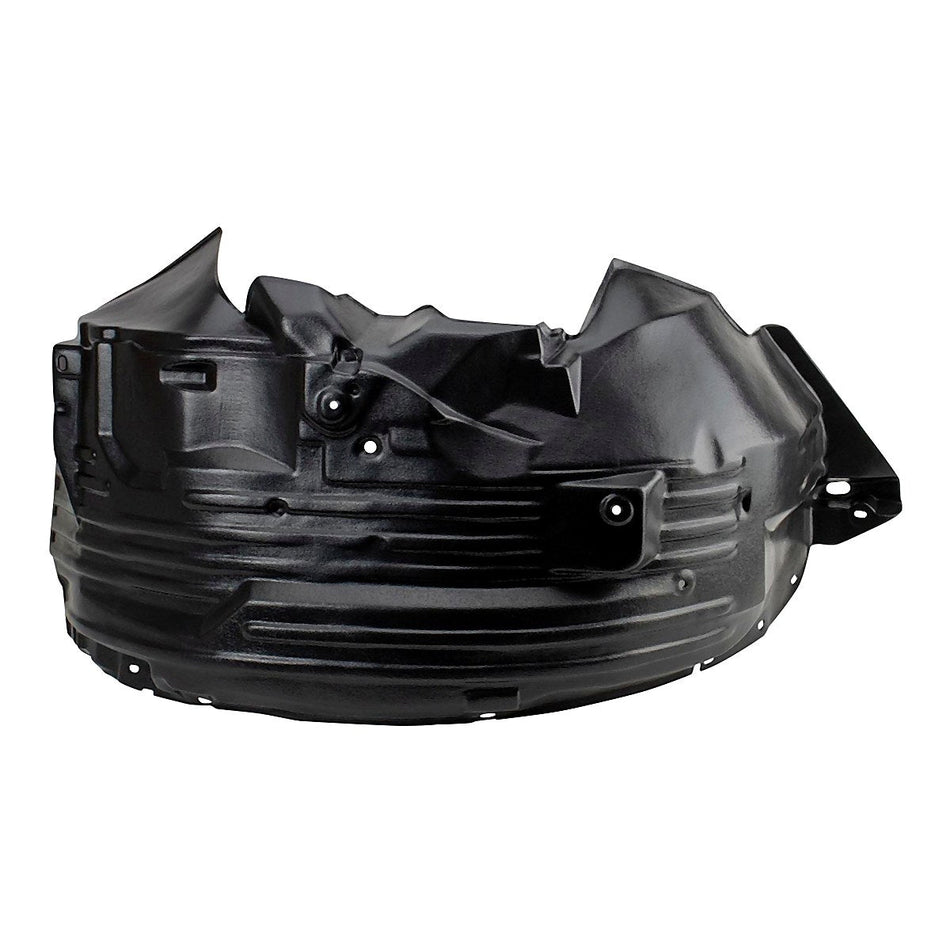 2005-2021 Nissan Frontier Fender Liner Driver Side 4.0L For 12-18 Only Fits 18In Wheels For 05-08 Fits 15In/16In Wheels – Front View (NI1250127)