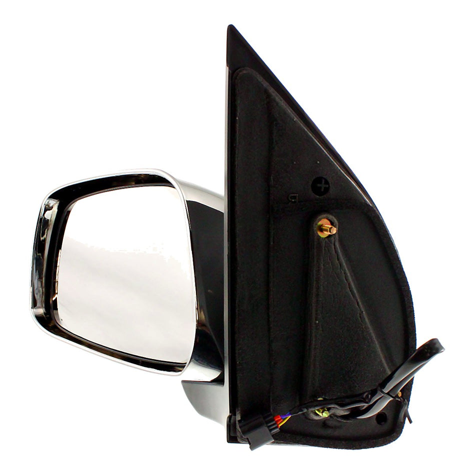 2005-2010 Nissan Frontier Door Mirror Driver Side Power Extended Cab Le Chrome_NI1320170-2