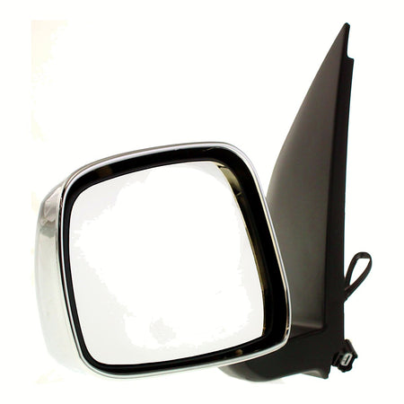 2005-2010 Nissan Frontier Door Mirror Driver Side Power Extended Cab Le Chrome_NI1320170-3