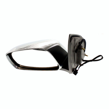 2005-2010 Nissan Frontier Door Mirror Driver Side Power Extended Cab Le Chrome_NI1320170-4