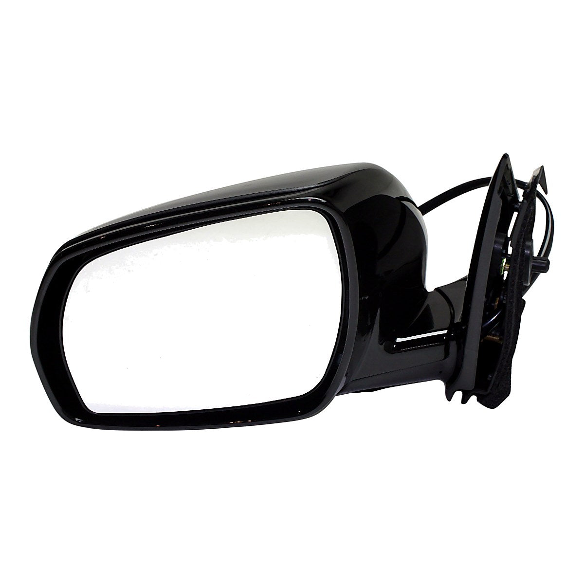 2005-2007 Nissan Murano Door Mirror Driver Side Power Heated Cover With Smart Entry Black_NI1320180