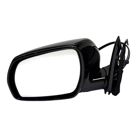 2005-2007 Nissan Murano Door Mirror Driver Side Power Heated Cover With Smart Entry Black_NI1320180