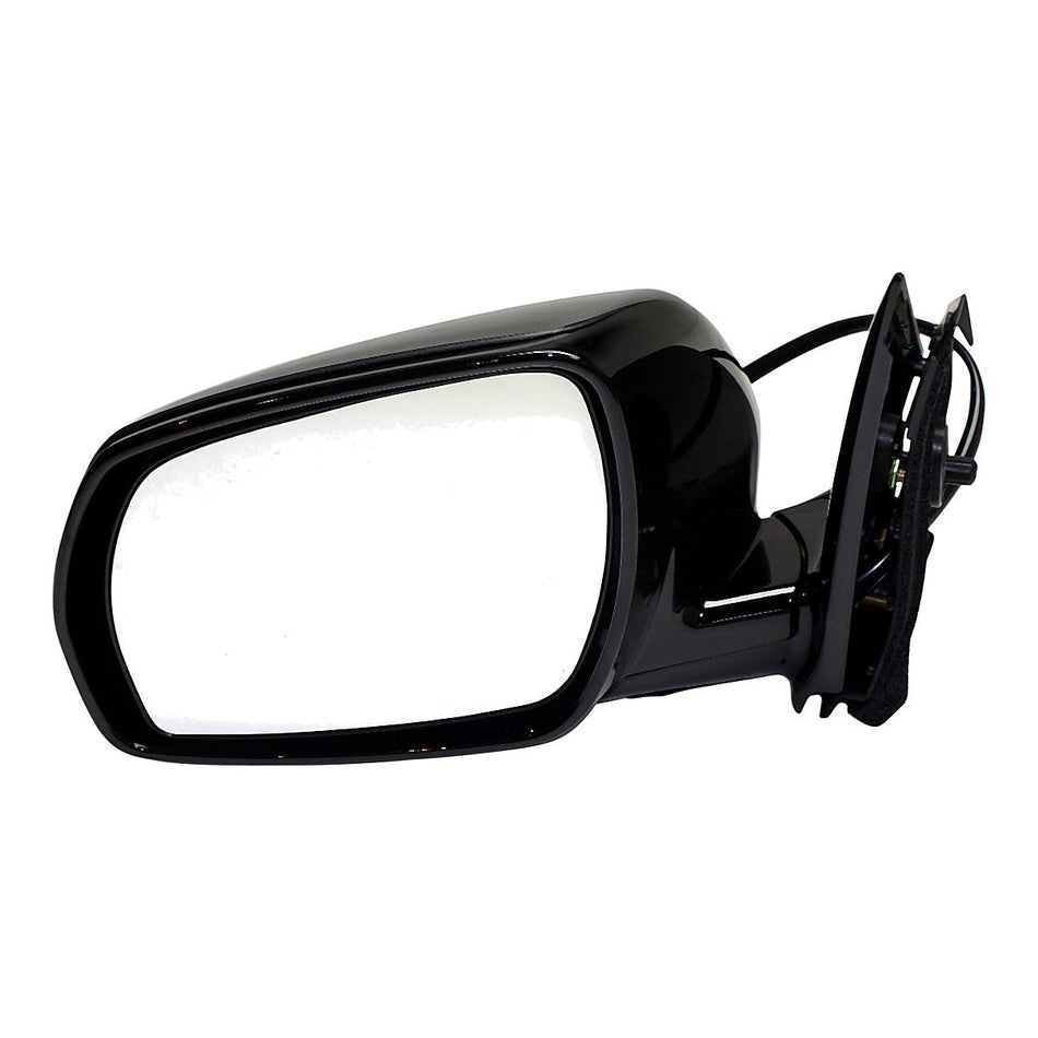 2005-2007 Nissan Murano Door Mirror Driver Side Power Heated Cover With Smart Entry Black_NI1320180