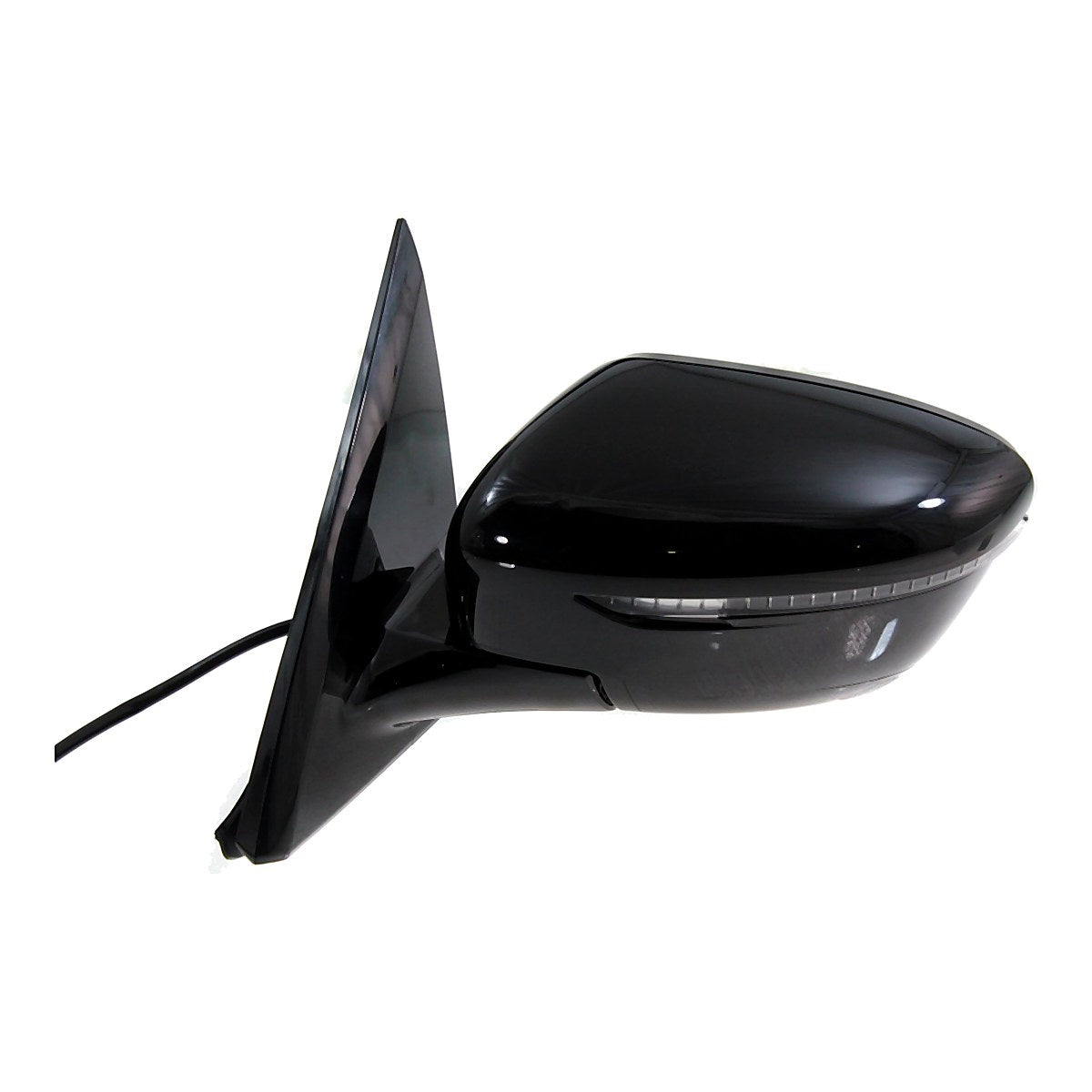 2017 Nissan Pathfinder Door Mirror Driver Side Power Without Heated With Turn Signal Manual Folding Ptm_NI1320277-4