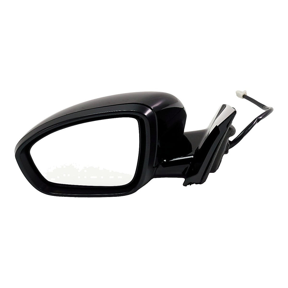 2019-2023 Nissan Altima Door Mirror Driver Side Power Heated Gloss Black With Signal_NI1320313
