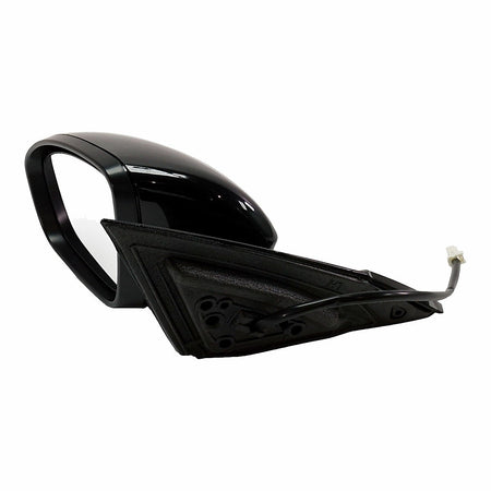 2019-2023 Nissan Altima Door Mirror Driver Side Power Heated Gloss Black With Signal_NI1320313-2
