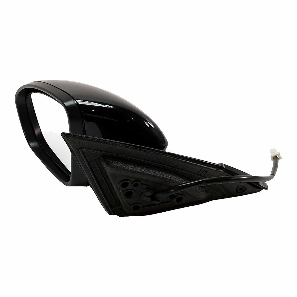 2019-2023 Nissan Altima Door Mirror Driver Side Power Heated Gloss Black With Signal_NI1320313-2