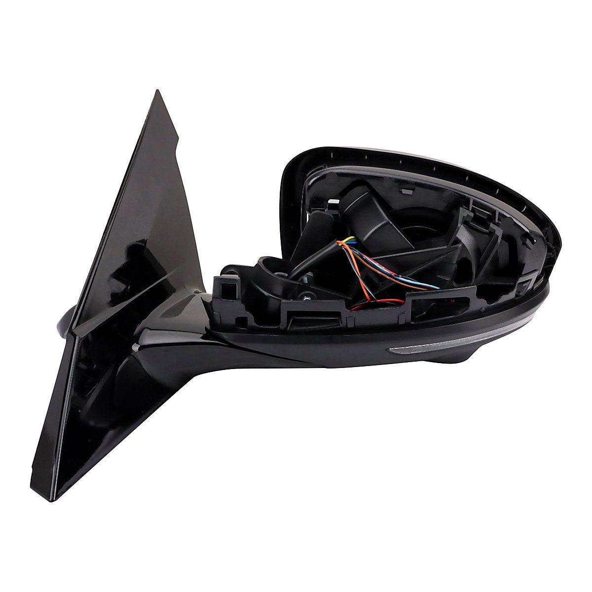 2023-2025 Nissan Altima Door Mirror Driver Side Power Black Cover With Signal/Camera/Manual Fold – NI1320355-3