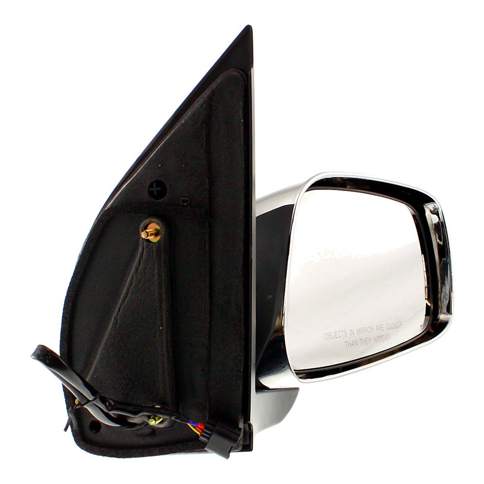 2005-2010 Nissan Frontier Door Mirror Passenger Side Power Extended Cab Le Chrome_NI1321170-2