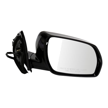 2005-2007 Nissan Murano Door Mirror Passenger Side Power Heated Cover With Smart Entry Black_NI1321180