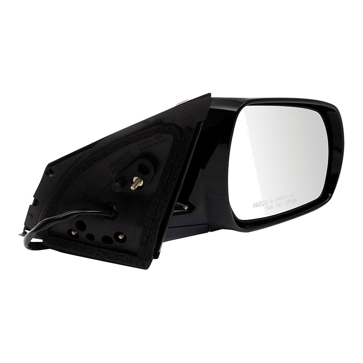 2005-2007 Nissan Murano Door Mirror Passenger Side Power Heated Cover With Smart Entry Black_NI1321180-2