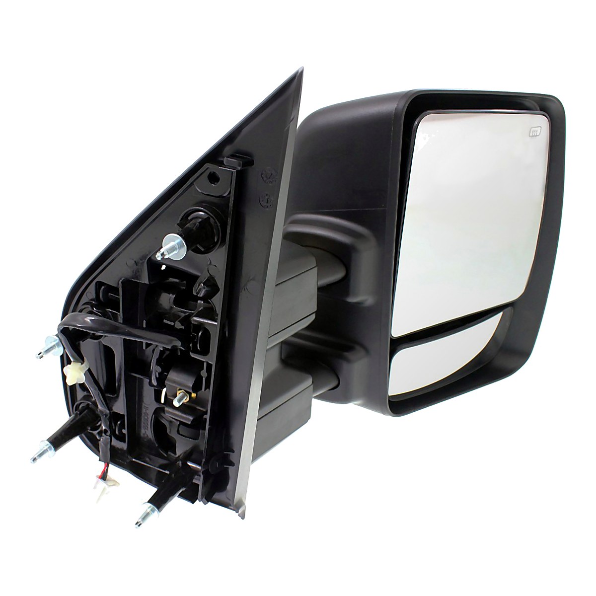 2012-2021 Nissan Nv1500 Door Mirror Passenger Side Power Chrome Heated With Tow_NI1321222-2