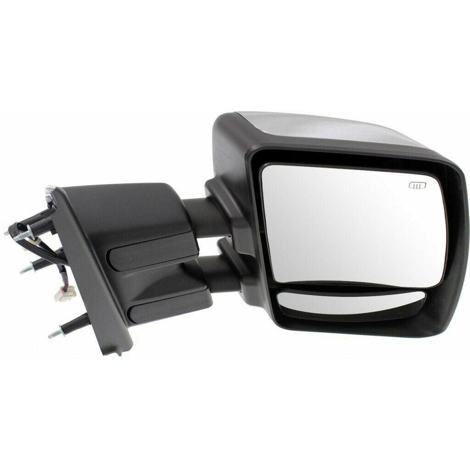 2012-2021 Nissan Nv1500 Door Mirror Passenger Side Power Chrome Heated With Tow
